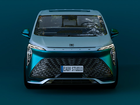 2024 Buick GL8 Century 3D Модель