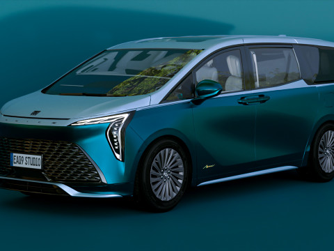 2024 Buick GL8 Century 3D Модель