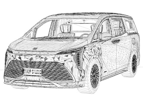 2024 Buick GL8 Century 3D Модель