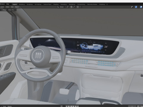 2024 Buick GL8 Century 3D Модель