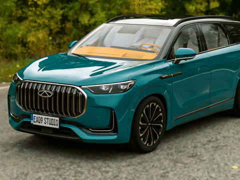 2024 Chery Tiggo 9 Modelo 3D