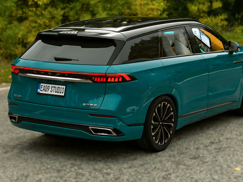 2024 Chery Tiggo 9 Modelo 3D