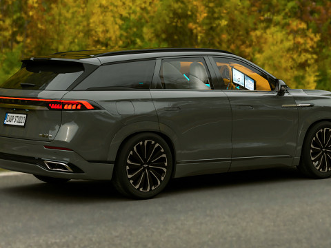 2024 Chery Tiggo 9 Modelo 3D