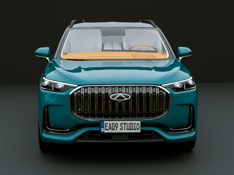 2024 Chery Tiggo 9 Modelo 3D