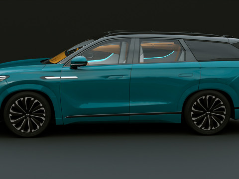 2024 Chery Tiggo 9 Modelo 3D