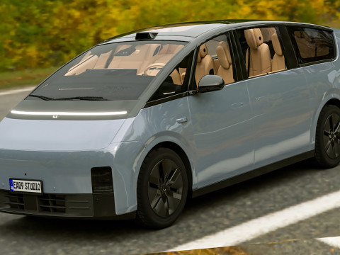 2025 Lixiang Mega 3D Model