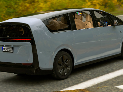 2025 Lixiang Mega 3D Model