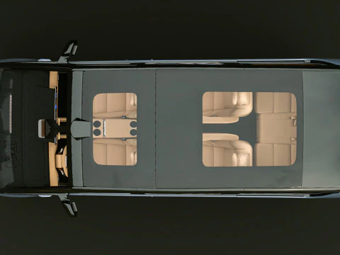 2025 Lixiang Mega 3D Model