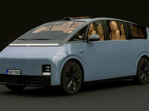 2025 Lixiang Mega 3D Model