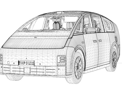 2025 Lixiang Mega 3D Model