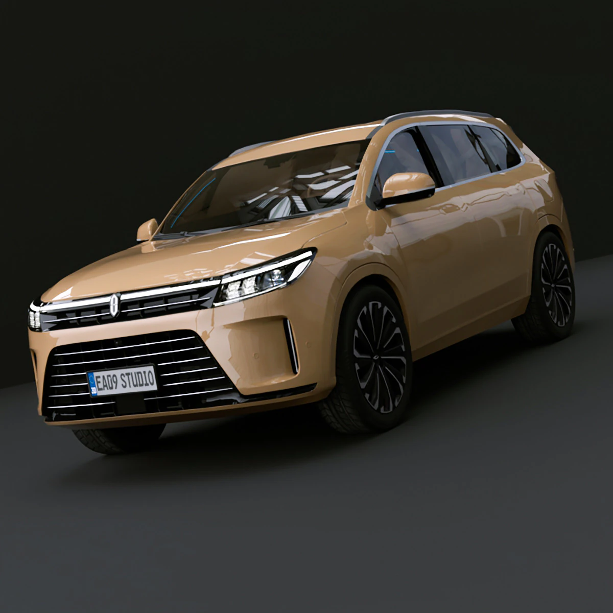 Huawei AITO M7 2024 3D Model .c4d .max .obj .3ds .fbx .stl .blend