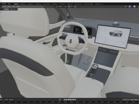 Huawei AITO M7 2024 Modèle 3D