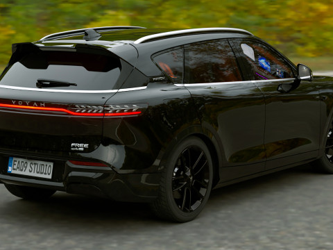 2024 DongFeng Voyah Free Modelo 3D