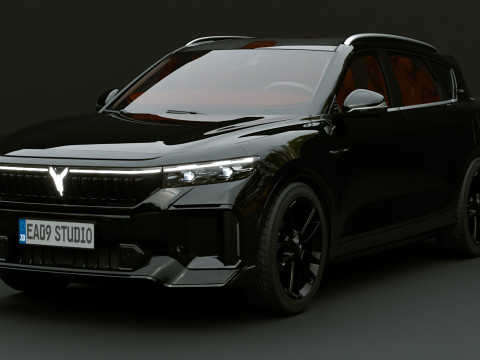 2024 DongFeng Voyah Free Modelo 3D