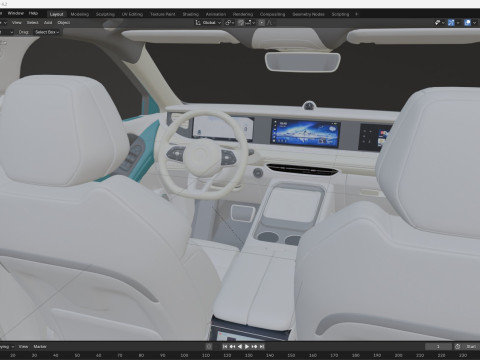 2024 DongFeng Voyah Free Modelo 3D