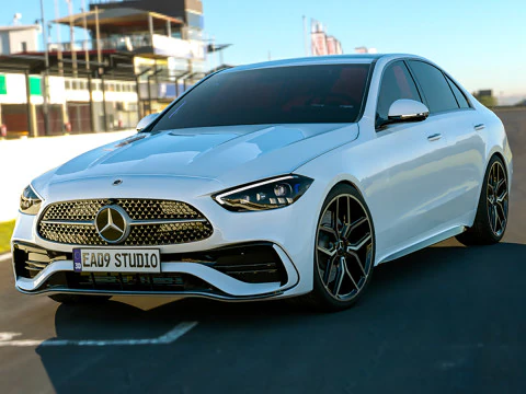 Mercedes-Benz Classe C w206 2024 Modelo 3D