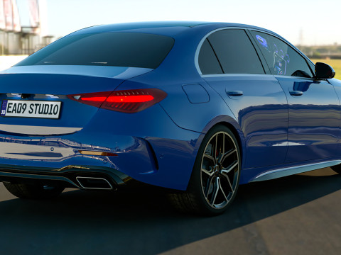 Mercedes-Benz C-Class w206 2024 Model 3D