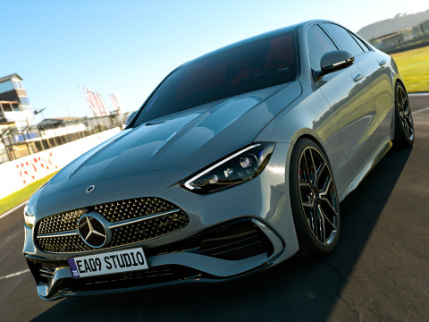 Mercedes-Benz C-Class w206 2024 Model 3D