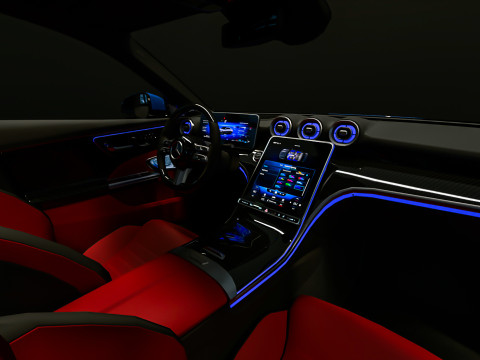 Mercedes-Benz C-Class w206 2024 Model 3D