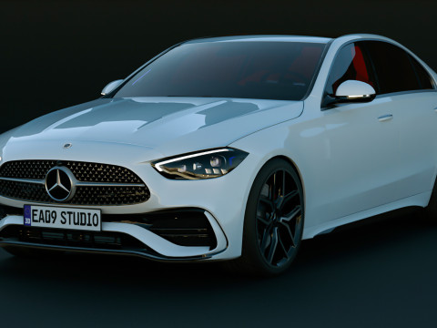 Mercedes-Benz C-Class w206 2024 Model 3D