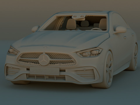 Mercedes-Benz C-Class w206 2024 Model 3D