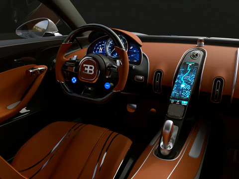Bugatti Atlantic 2024 v2 3D Model