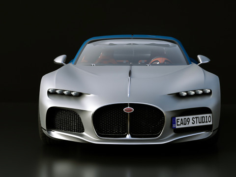 Bugatti Atlantic 2024 v2 3Dモデル
