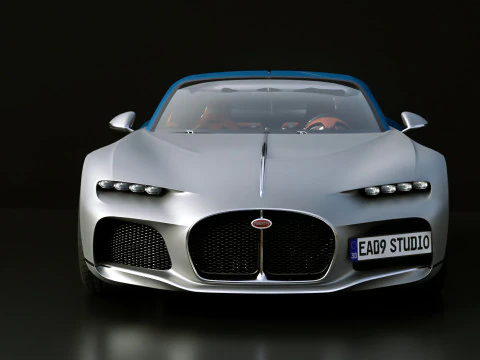 Bugatti Atlantic 2024 v2 3D Model