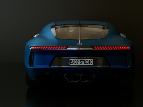 Bugatti Atlantic 2024 v2 3Dモデル
