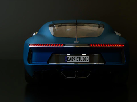 Bugatti Atlantic 2024 v2 3D Model