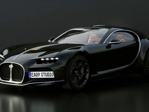 Bugatti Atlantic 2024 v2 3D Model