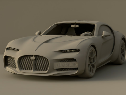 Bugatti Atlantic 2024 v2 3Dモデル