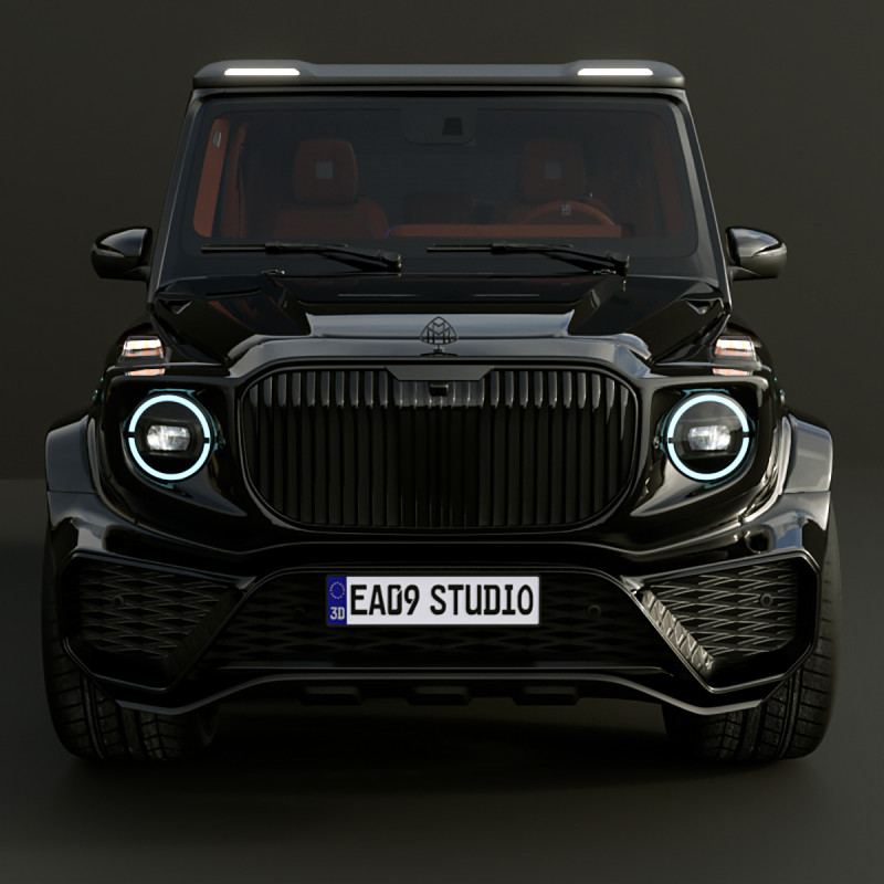 MERCEDES-BENZ MAYBACH G900 2025 Model 3D .c4d .max .obj .3ds .fbx .stl .blend