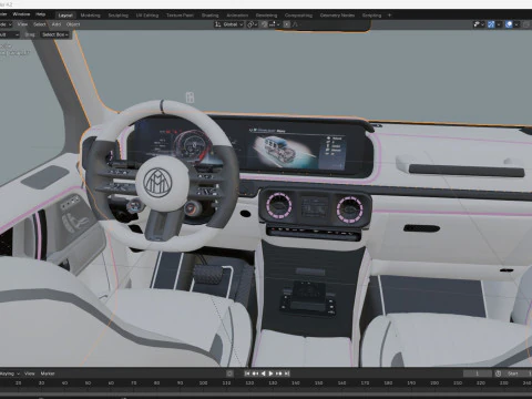 MERCEDES-BENZ MAYBACH G900 2025 3D Model