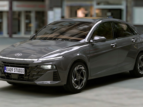 Hyundai Accent 2024 Modèle 3D