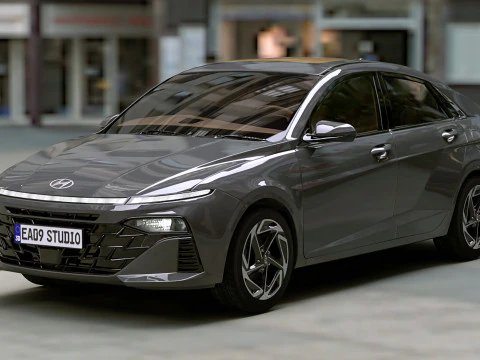 Hyundai Accent 2024 3D Model