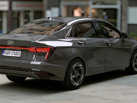 Hyundai Accent 2024 3D Model