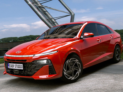 Hyundai Accent 2024 Modèle 3D
