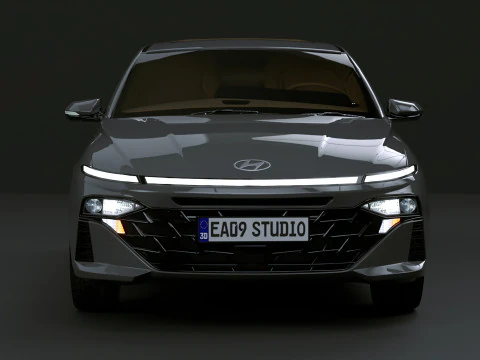 Hyundai Accent 2024 3D Model