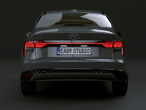 Hyundai Accent 2024 Modèle 3D