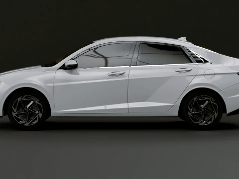 Hyundai Accent 2024 3D Model