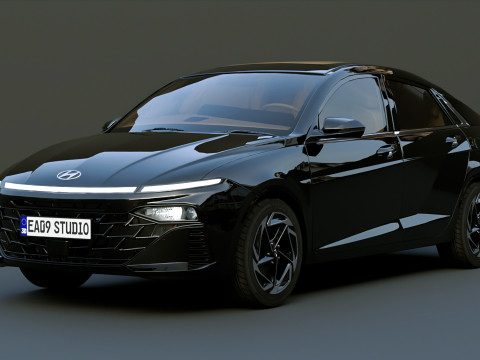 Hyundai Accent 2024 Modèle 3D