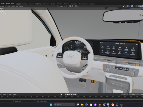 Hyundai Accent 2024 3D Model