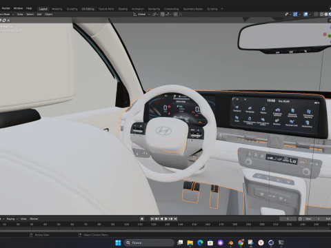 Hyundai Accent 2024 3D Model