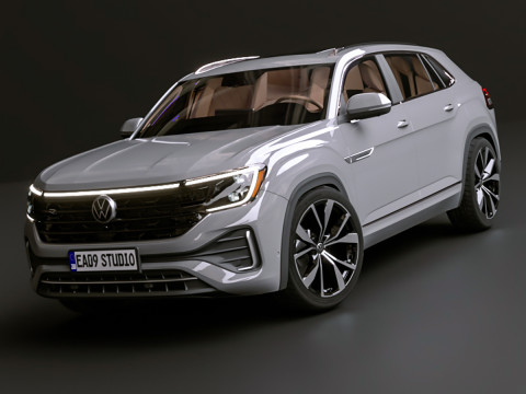 2025 Volkswagen Atlas Cross Sport 3D Model
