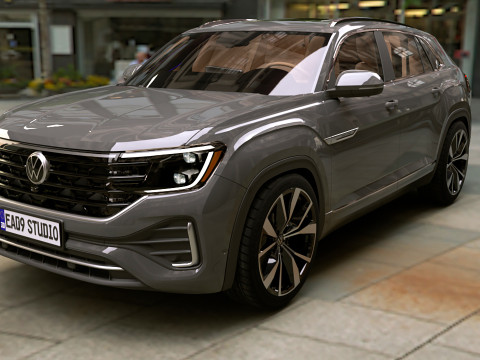 2025 Volkswagen Atlas Cross Sport Modelo 3D