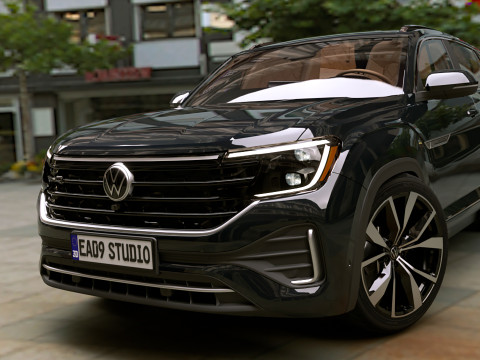 2025 Volkswagen Atlas Cross Sport Modelo 3D