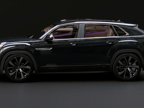2025 Volkswagen Atlas Cross Sport Modelo 3D