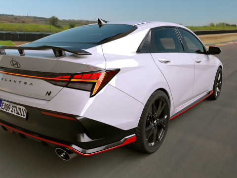 2025 Hyundai Elantra N 3D 모델