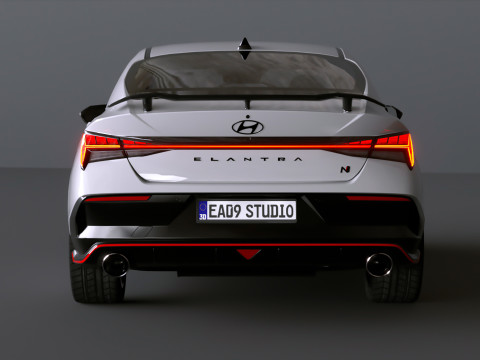 2025 Hyundai Elantra N 3D 모델